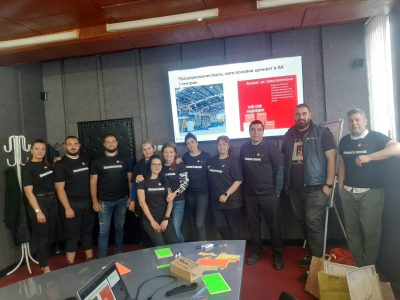 3 teams in ‘AQ Electric’ competed in the “Entrepreneurship” business game
