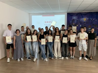 Връчване на EBC*L сертификати за бизнес компетентност на ученици в ЧПГ Образователни технологии