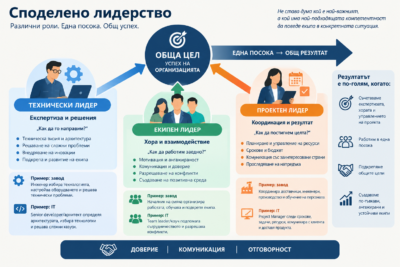 Споделено лидерство – съвременната практика в успешните екипи